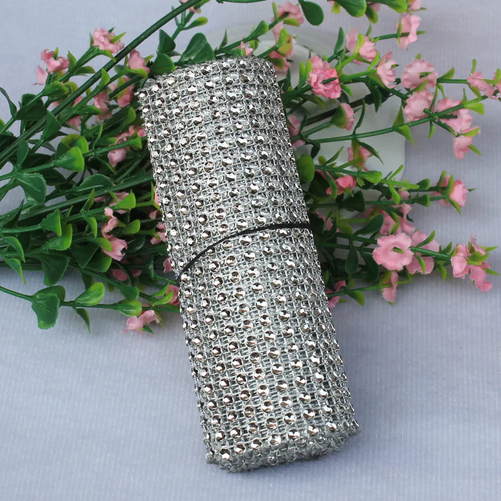 diamond rhinestone ribbon wrap bulk diy