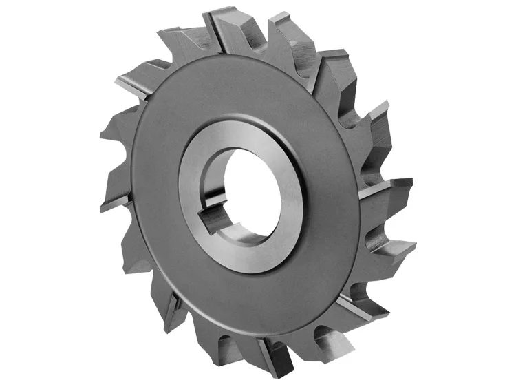 DIN885 HSS Straight Teeth Side and Face Milling Cutter for Metal Steel