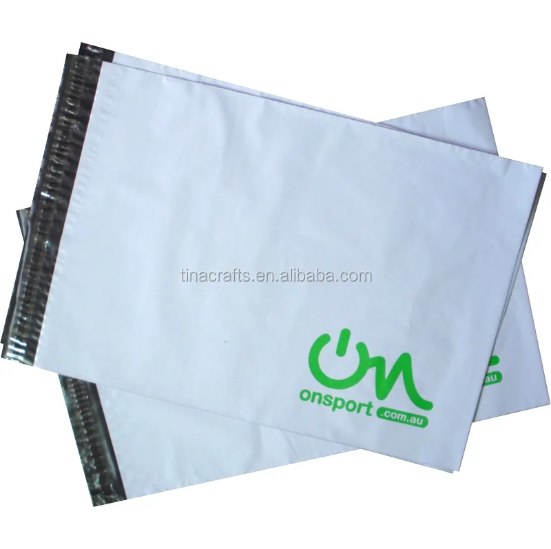 25*35cm Custom Logo White Biodegradable Strong Plastic Mailing Post