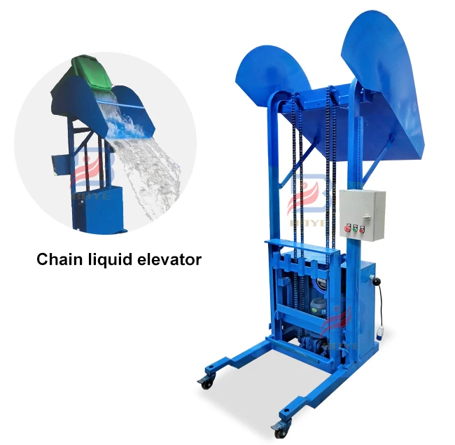 Electric Trash Can Elevator Garbage Cans Elevator Buy Trash Dumper