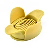 Food Safety Kitchen Plastic Boiled Egg Cutter Tools Stainless Steel Slicer Spam Cheese Fruit Soft Sushi Cutter Manual Machine