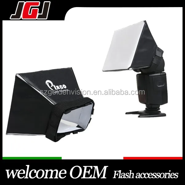 JGJ OEM Universal Foldable Soft Box Flash Diffuser Softbox for Canon for Nikon for Sony Pentax 51030 K100D