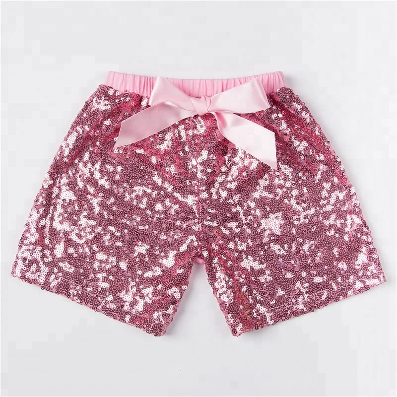 

Factory Directly Sales Baby Sequin Shorts With Bow in Yiwu, As pictures shown