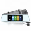 5 Mega Pixel Car Dash Cam Allwinner Night Vision Dual Wide Angle Lens 7 Inch Touchscreen G Sensor Car DVR Video Recorder