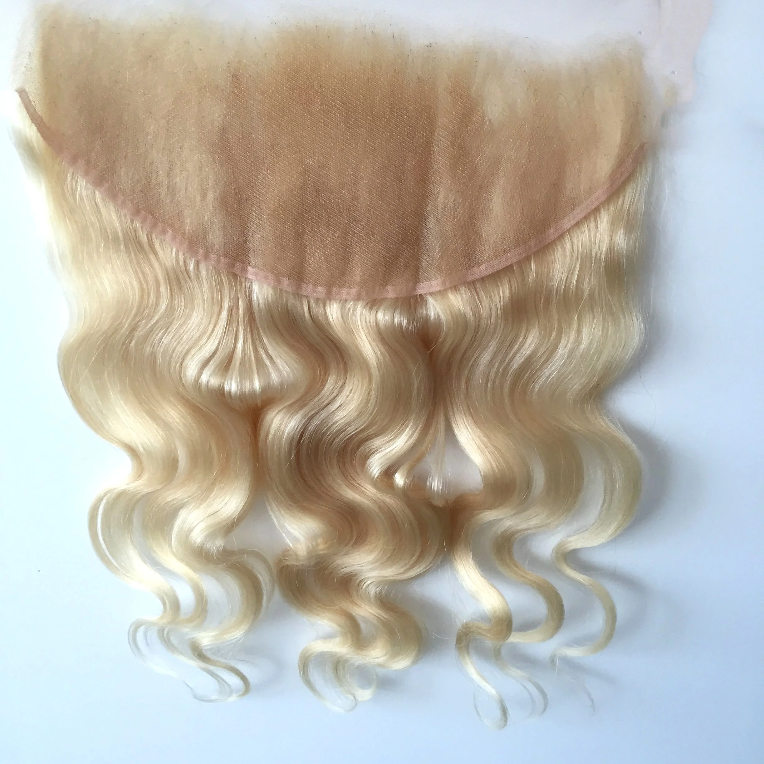 

High quality wholesale 100% human hair blonde 613# 13x6 lace frontal body wave lace closures frontal closure