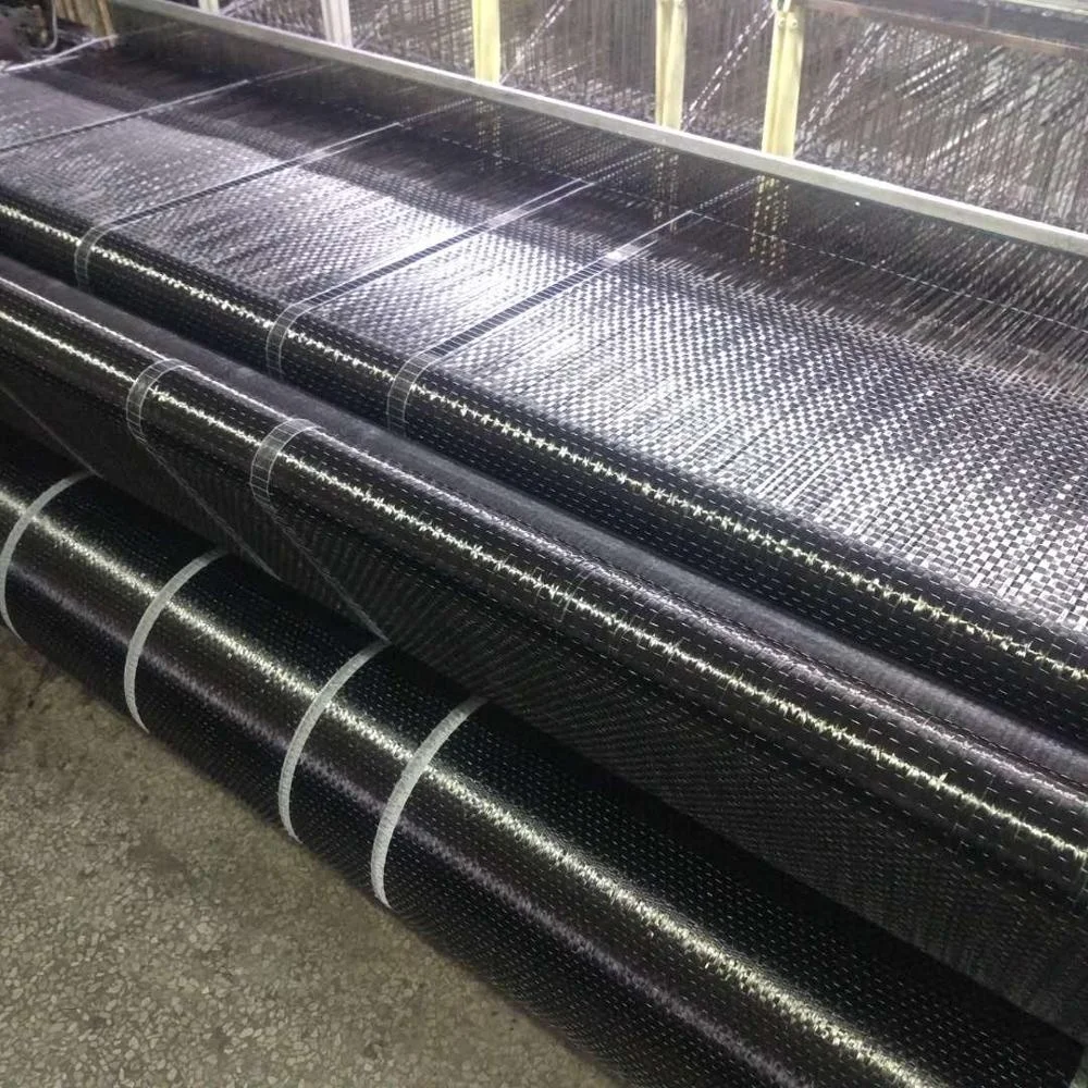 
factory direct 12K unidirectional ud carbon fiber fabric carbon cloth for building bridge reinforcement price for sale 
