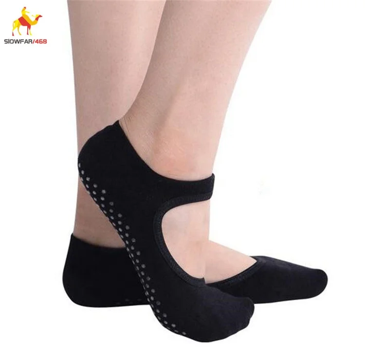 

premium yoga socks anti-slip with arch support and grips, Four colors for option
