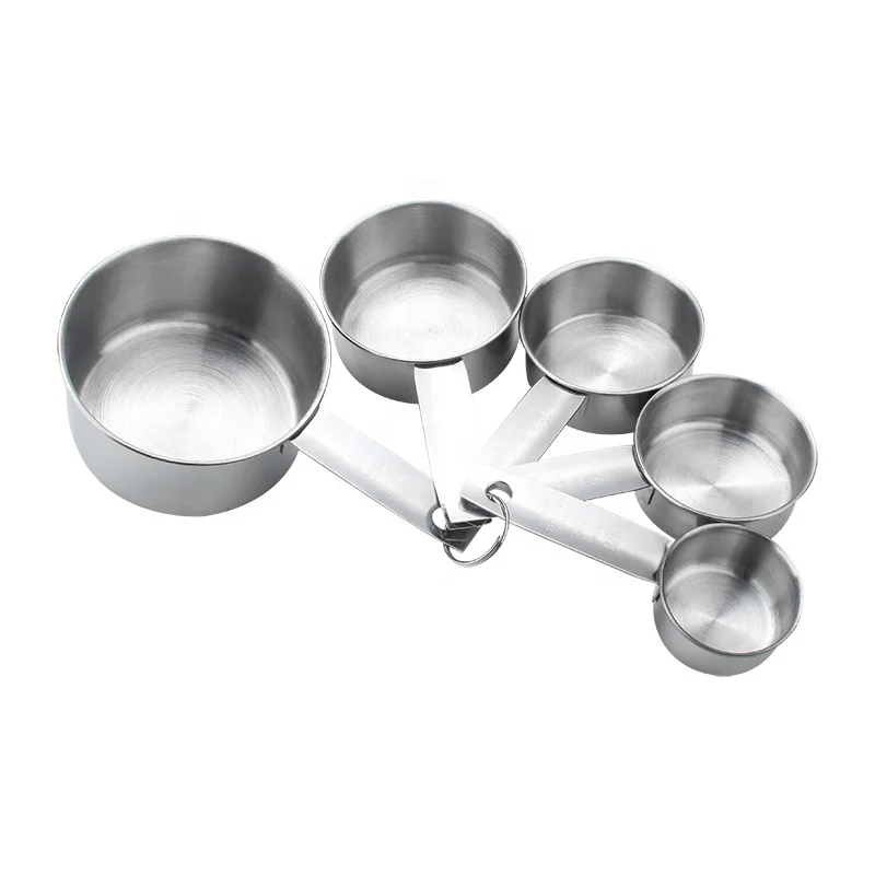 

DIY baking tool stainless steel measure spoon 5PCS measuring cup set, N/a