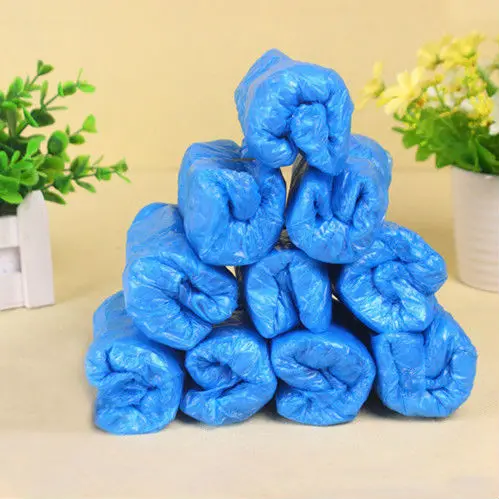 
Cheap Disposable Waterproof Plastic PE Shoes Cover with Elastic 