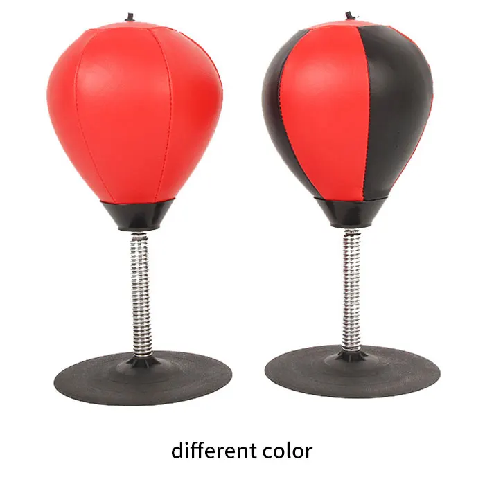 Desktop Punching Bag Stress Buster Suction Cup Stress Relief Ball with Pump 