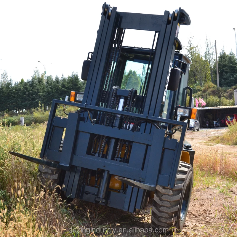 single stage forklift mast