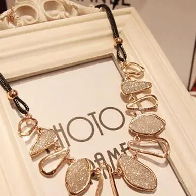 

Hot Sell Choker Necklace Women's Jewelry Accessories Geometry Frosted Necklaces