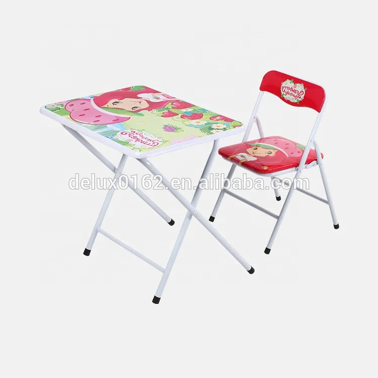 Children Folding Small Play Table And 