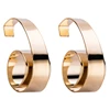 Kaimei 2018 minimal jewelry exaggerated alloy gold plated digital 6 stud earrings irregular climber custom irregular earrings