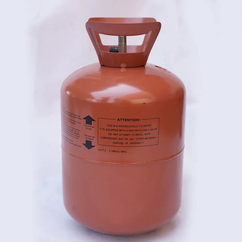 Refrigerant R407c Gas With 99.9 Purity 25lb(11.3kg) Disposable