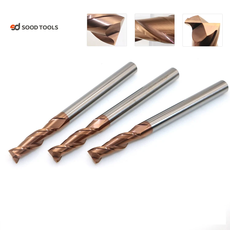 10mm End Mill Extra Long 100mm 150mm 2flute Hrc50 Solid Carbide Helix