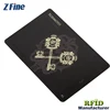 Custom Laser Cut Etch Matt Black Business Card Metal