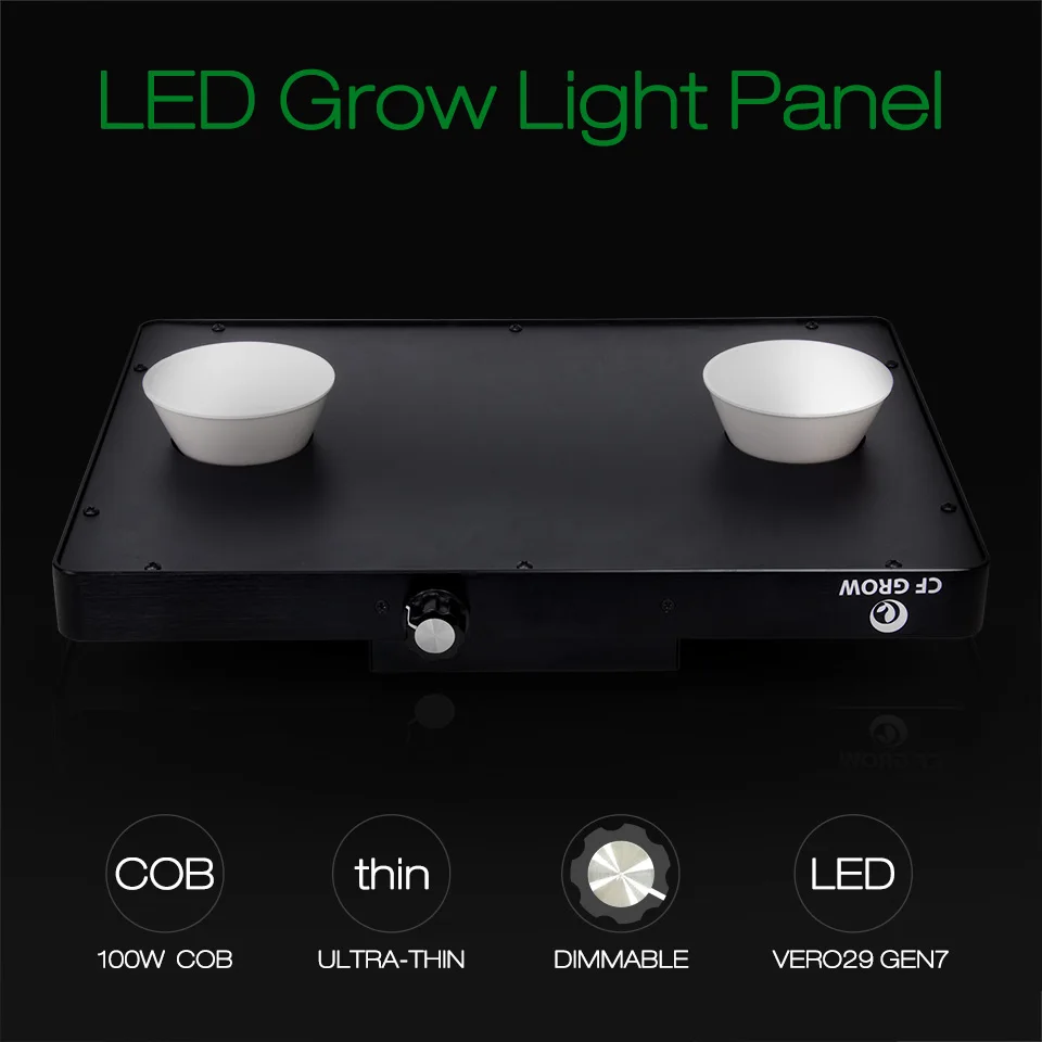 Ultra-thin COB LED Grow Light 200W 400W Dimmable Full Spectrum Led Growing Panel for Indoor Plants Growing