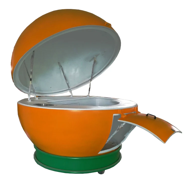 Fiberglass Lemonade Juice Bar Kiosk Mobile Outdoor Street Kiosk For