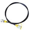 High pressure micro pipe hydraulic testing hose assembly