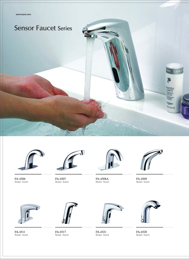 Faao Urinal Automatic Shut Off Faucet Basin Faucets Bathroom Hot/cold