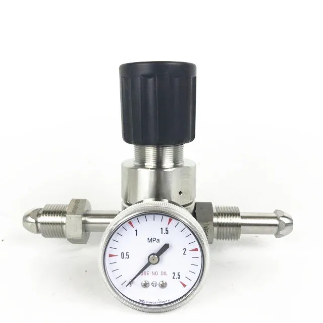 Best Price Gas Regulator And Back Pressure Regulator With Pipe Fittings