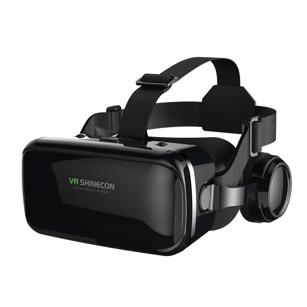 Shinecon Virtual Reality Headset 3d Glasses for VR Games & 3d Movies Compatible with iPhone and Android Smartphones