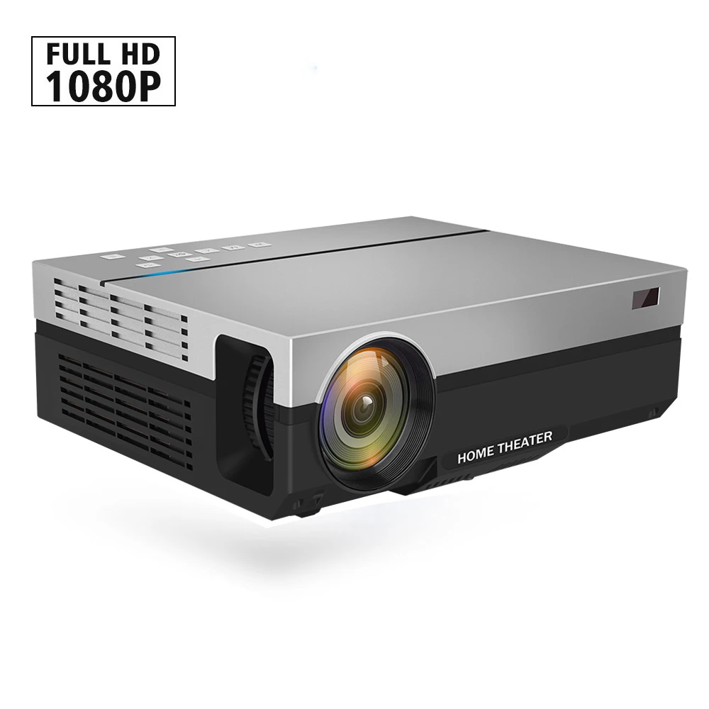 Hot selling Full HD 1080P Projector 5500 Lumens Video LED LCD Home Cinema Theater 3D Beamer  mini Video projector