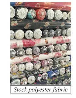 new style bubble chiffon print stock fabric stock