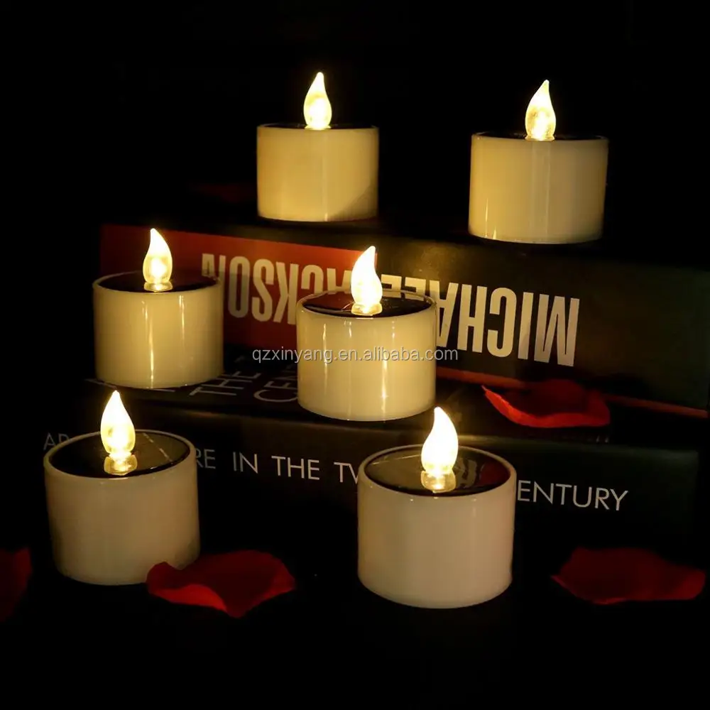 Solar Candle For Religious Solar Power Window Candles Flickering