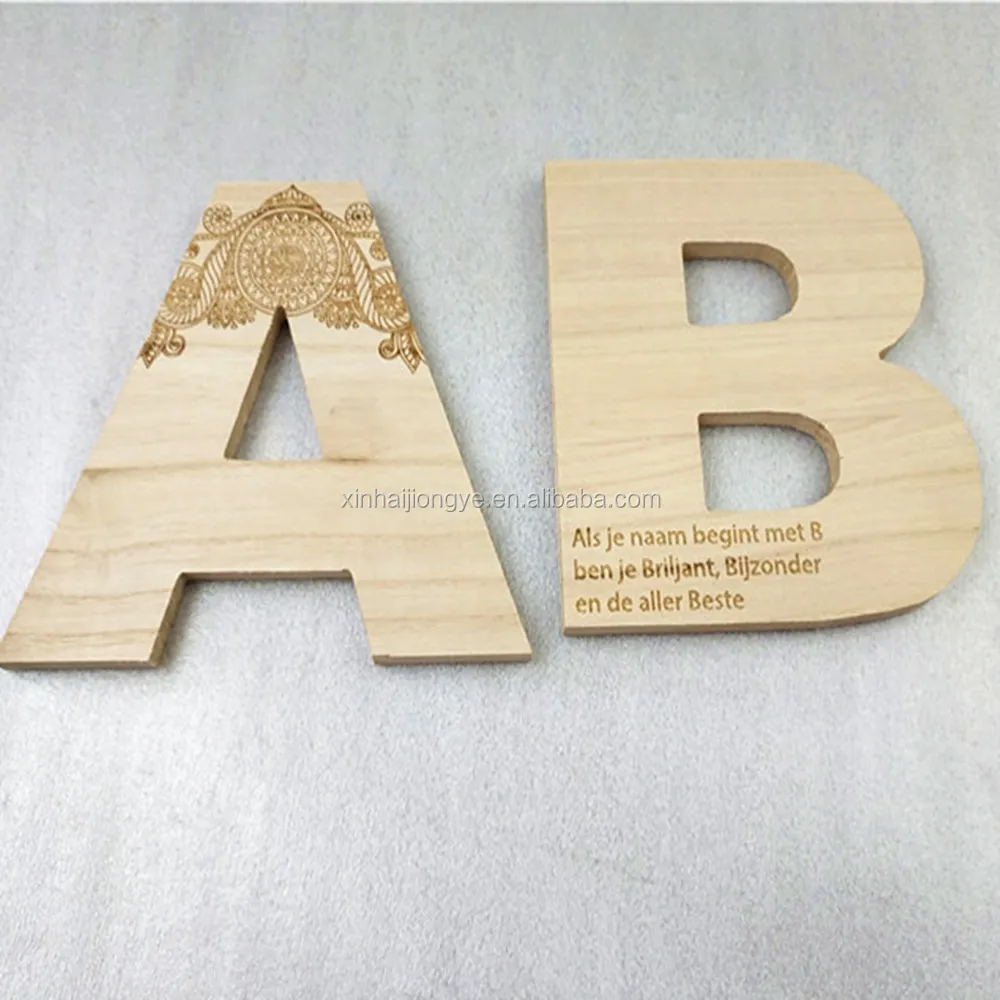 wooden alphabet blocks crafts