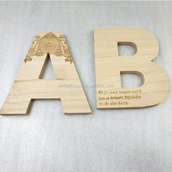 wooden alphabet blocks for crafts