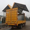 China Forland 2018 Wing Opening Van Body Truck/ Box Van cargo Lorry Truck/dry van cargo box truck