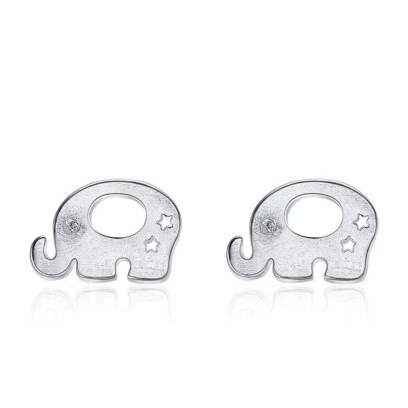

2019 new style lovely calf elephant design 925 sterling sliver earring, N/a