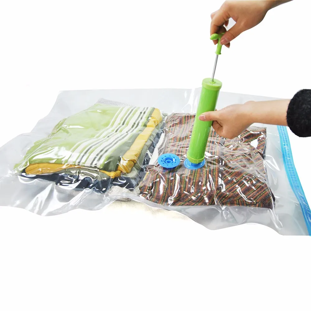 

household vacuum compressed storage seal bags saving more space, Transparent