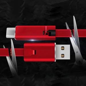 1.5m Detachable USB Charging Cable iPhone Type C & Micro Devices