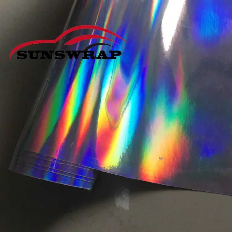 Holographic Neo Chrome Vinyl Wrap Car Wrap Film Foil For Bmw Audi Honda ...