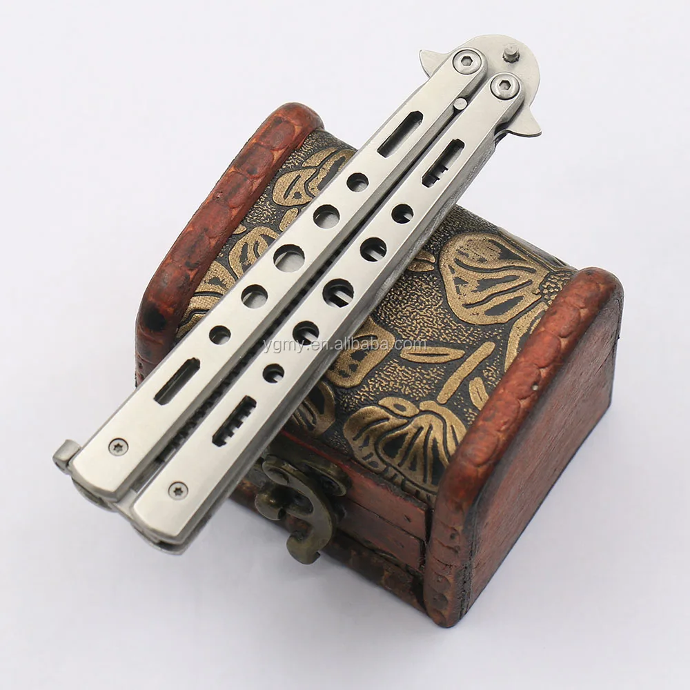 Training Butterfly Knife Foldable Comb Buy Stainless Steel Practice