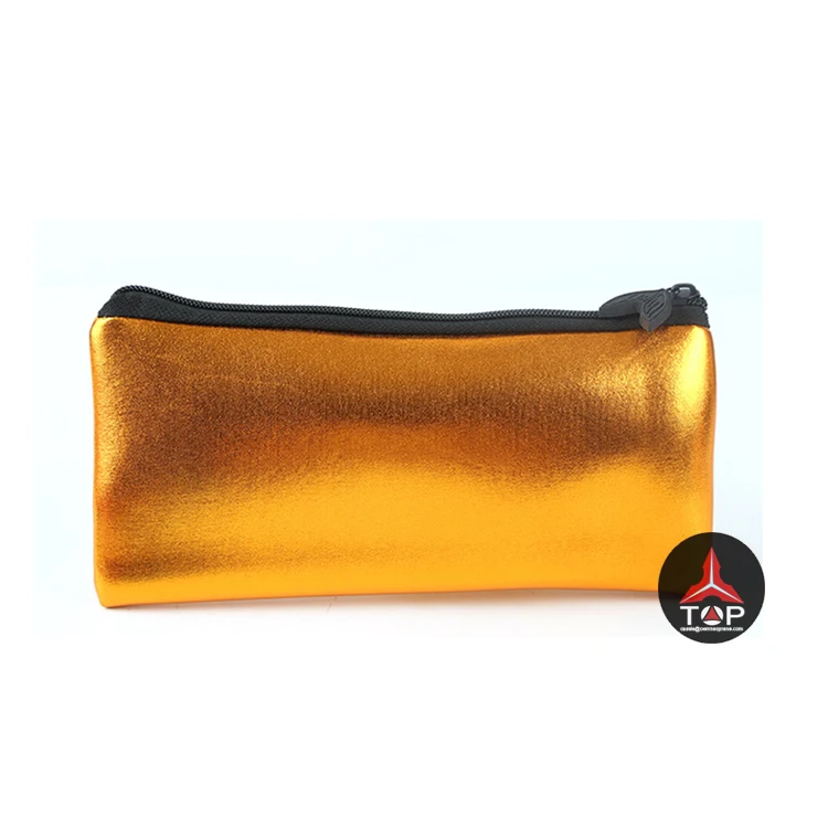 

Neoprene Metallic Cosmetic Bag with Zipper Durable Toiletry Travel Bag for Women