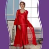 Top quality hot selling sexy fashion cheap satin women turkish pajamas