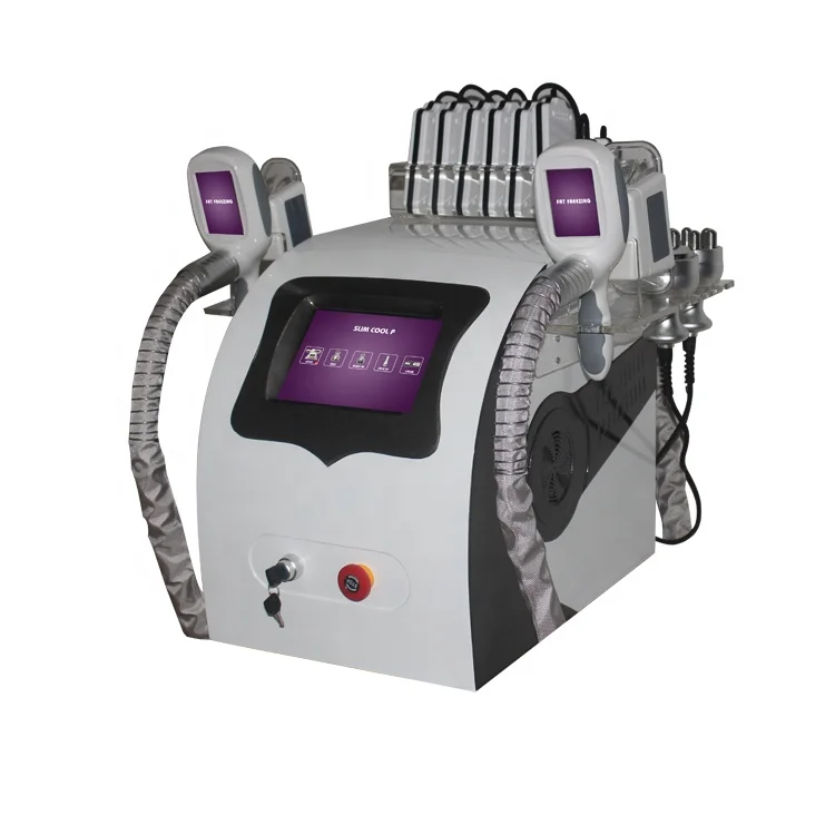 

Yting Cool Tech Fat Freezing Cryolipolysis Machine with 2 Cryo Handles RF Cavitation Lipolaser 5 in 1