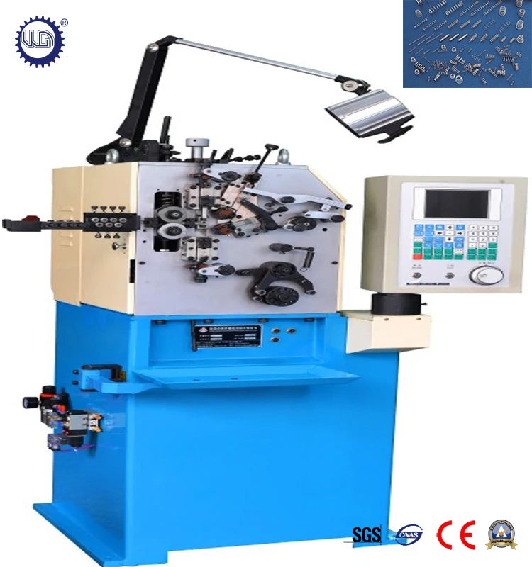 2 Axes Automatic CNC Meal Cone Compression Spring Coiling Machine ...