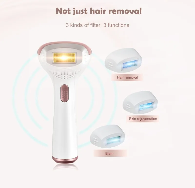 

MLAY T3 3 In 1 Home Beauty Machine Laserr Removal Skin Lifting Acne Device Pro Accessories 500000 shots