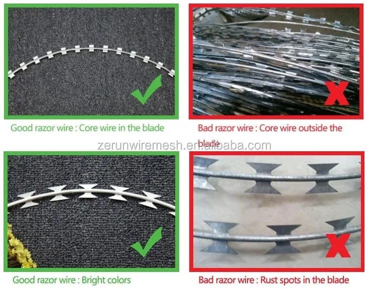 Competitive Price razor barbed wire concertina razor wire razor wire