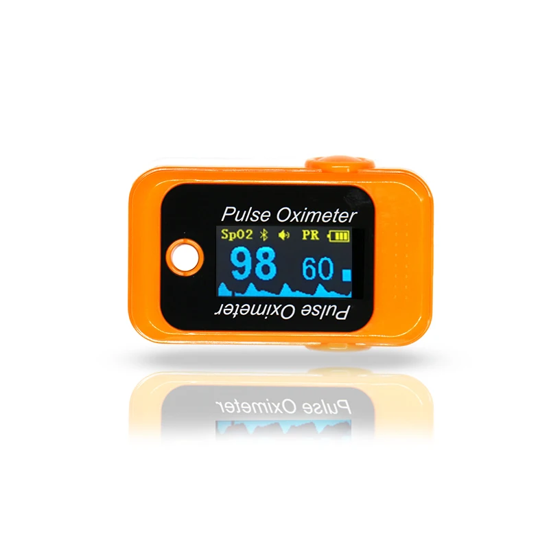 
CE OLED display Fingertip omron Bluetooth Pulse Oximeter 