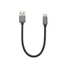 Alibaba Express 20CM 3A TPE Metal Plug Micro USB Cable