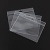 soft clear plastic id badge holder for id card protector