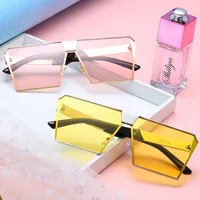 

200101 Superhot Eyewear Fashion Square Sunglasses Metal Frame Sun glasses Shades Custom Brand Shades