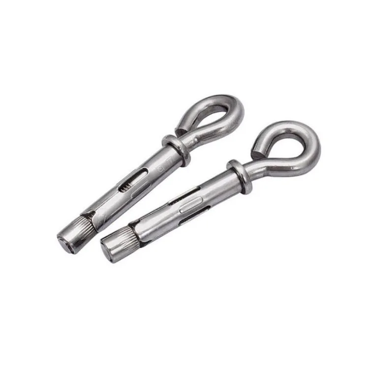 M6 M8 M10 M12 Steel Zinc Plated Expansion Eye Hook Sleeve Anchor Bolt