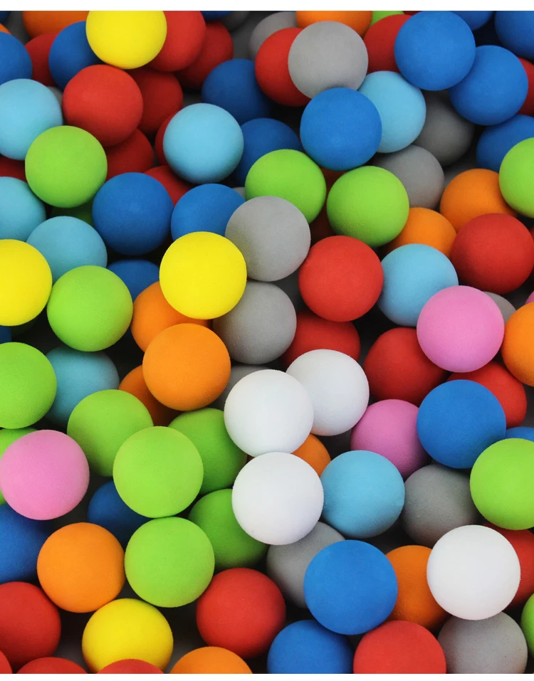 Colorful Environmental Protection Eva Foam Rubber Ball Foam Bullet